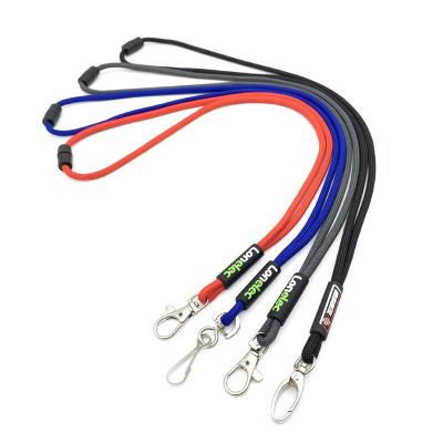 Round lanyard with PVC slider