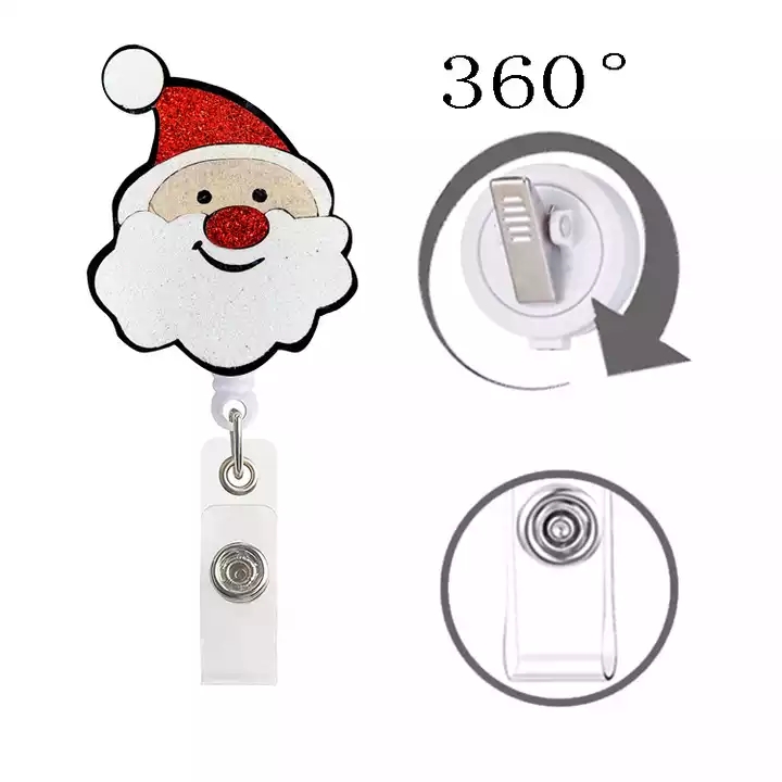 Christmas retractable badge reel.jpg